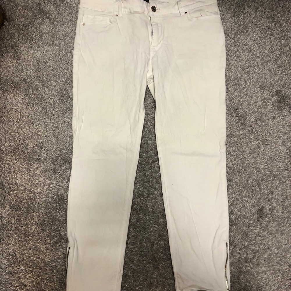 White House black market White jeans